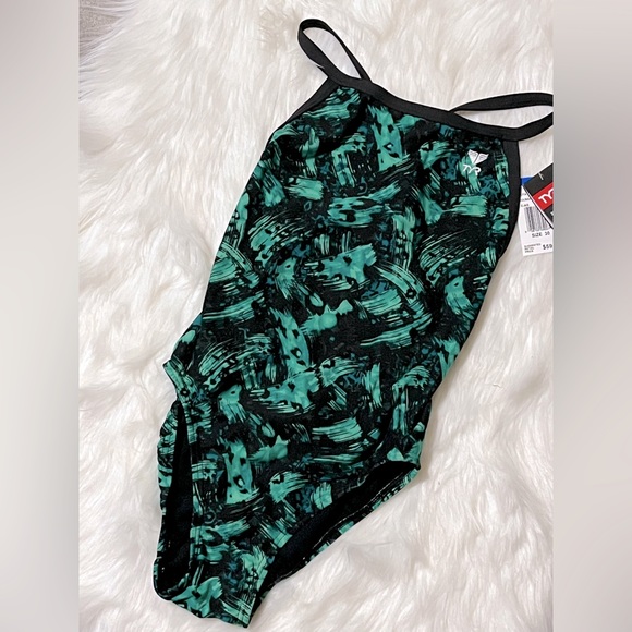 New TYR Diamondfit Emulsion Durafast Swimsuit 30 XS - Picture 2 of 9